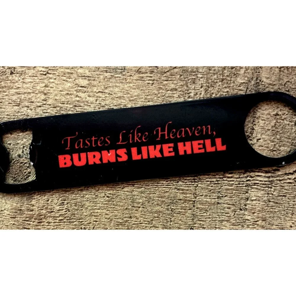 NEW FIREBALL WHISKY BURNS LIKE HELL METAL DRAGON BAR BOTTLE OPENER FIRE BALL